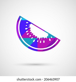 Vecor sliced kiwi