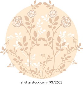 Vecot rose background