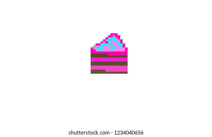 vecotr illustration of cake
