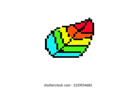 vecotr illustration of Multi-colored leaves