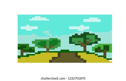 vecotr illustration of Nature view