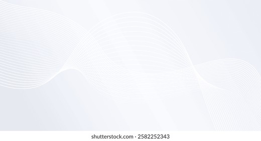Vecotr lines background with flowing lines. Digital future technology concept illustration art modern