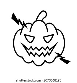 Vecror Halloween icon, halloween vector isolated design