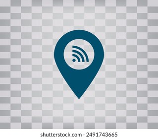 Vect icon on gray background