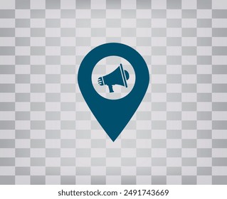 Vect icon on gray background