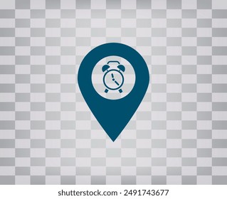 Vect icon on gray background
