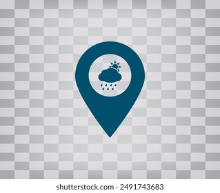 Vect icon on gray background