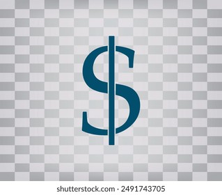 Vect icon on gray background