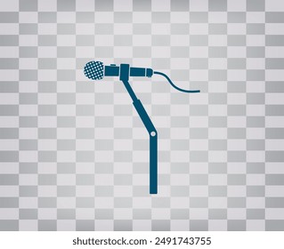 Vect icon on gray background