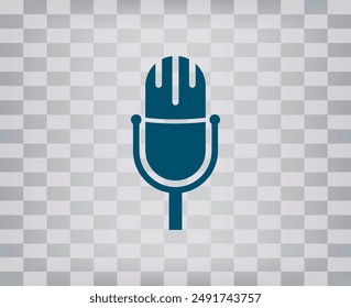 Vect icon on gray background