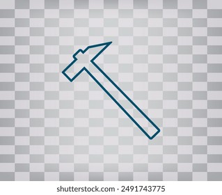 Icono de vector sobre fondo gris
