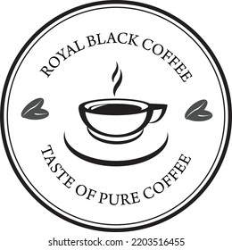 logotipo de vectora para una cafetería