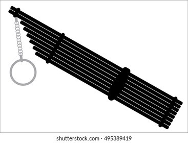 Vecter of Thai musical instruments called "CAN"