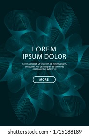 Vectical blue vector illustration ornamental background abstract technology communication and business concept in blue design for for your design map logo, app, ui, web, etc