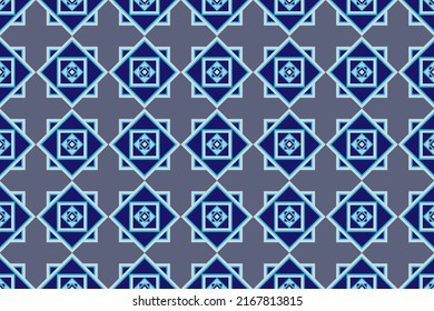 Vecto geometric art, Ethnic vector abstract grey background.seamless pattern,square pattern art, floor seamless pattern, design for ceramics ,tile, wallpaper,fabric,textile, screen the product,textile