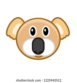 vectoe illustration animal cartoon with cute head free vector