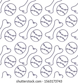 Vecton seamless pattern. Dog bones and tenes balls. Ideal for book, paper and textile products.