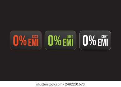 Vector 0% sin costo Diseño de íconos EMI
