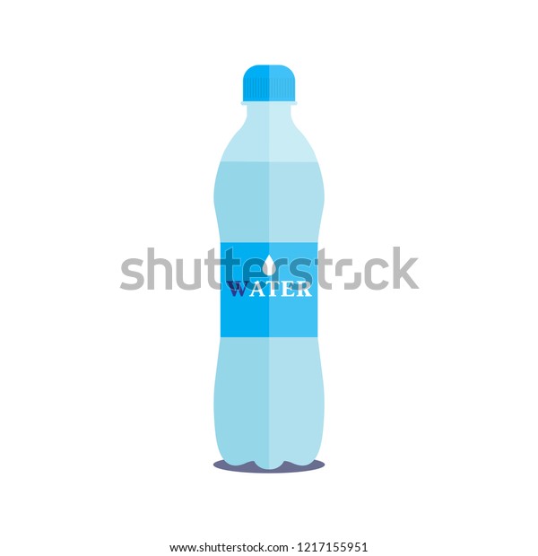 Vector 1 Litre Bottle Pure Water Stock Vector (Royalty Free) 1217155951 ...