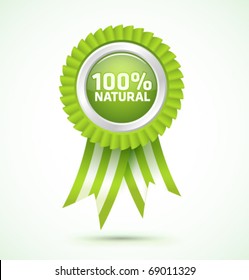 Vector 100% natural award