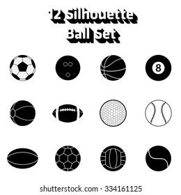 Vector 12 Silhouette Ball Set