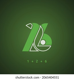 vector 126 anniversary and birthday logo, elegant design for corporate anniversary etc