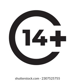 Vektor 144 plus Symbol Symbol Symbol Design Vorlage schwarz einzeln auf Weiß