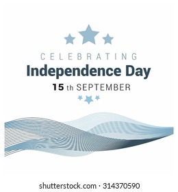 Vector 15 September. Guatemala Independence Day. Celebration Card. Illustration