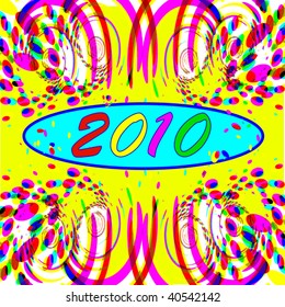Vector 2010 Colorful Party Design