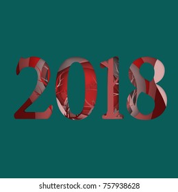 Vector 2012 Happy New Year and Christmas banner template with abstract cut shapes. Numbers and snowflakes cut from paper.illustrations White paper design with shadow Calendar design text.

