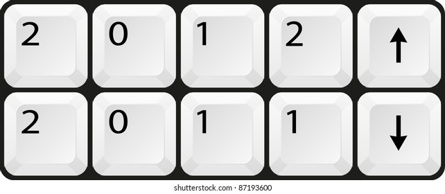 vector 2012 keyboard concept for your design