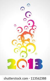 Vector 2013 floral background
