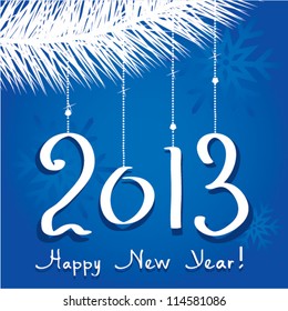 vector 2013 happy new year greeting