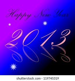 Vector 2013 Happy New Year background