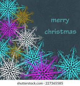  Vector 2015  Happy New Year background  snowflake.