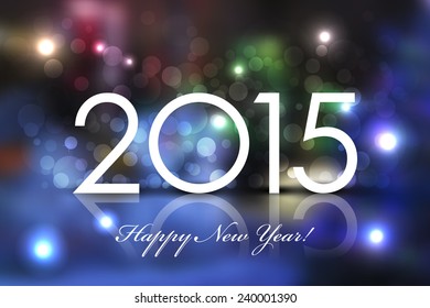 Vector 2015 Happy New Year background