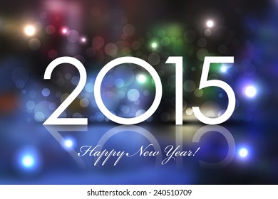 Vector 2015 Happy New Year background