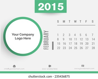 Vector 2015 New year calender. can be use for print.