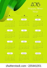 Vector 2015 new year calender. can be use for print and publishing.
