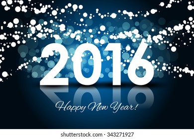 Vector 2016 - Happy New year background