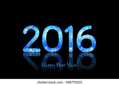 Vector 2016 Happy New Year background