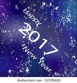 vector 2017 happy new year background of the sky