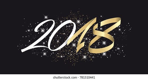 Vector 2018 Greeting Card