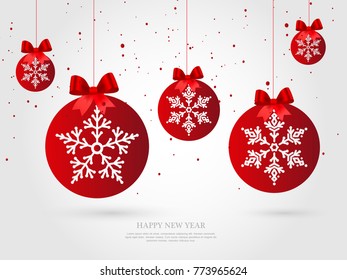 Vector 2018 Happy New Year background.