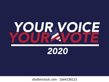 Vector of 2020 United States presidential election.