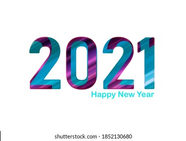 vector 2021 feliz fondo de la tarjeta de año nuevo. 2021 feliz diseño de ilustración vectorial de Año Nuevo.