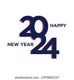Vector 2024 logo design idea with modern creative concept