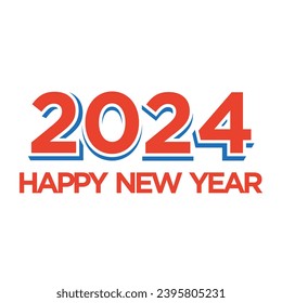 Vector 2024 logo design idea with modern creative concept