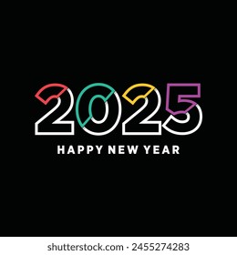 Vector 2025 design element vector icon with creative concept