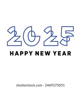 Vector 2025 design element vector icon with creative concept